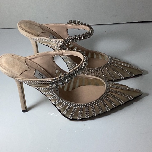 Jimmy Choo
100mm Bing crystal-embellished mules - Picture 9 of 15